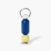 Areaware Abaco Bottle Opener with colorful wood beads on zinc alloy base, inspired by the abacus.