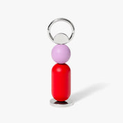 Areaware Abaco Bottle Opener with colorful wood beads on zinc alloy base, inspired by the abacus.