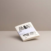 Kana Swedish Dishcloths, set of 9. Three organic flora + fauna designs by Monika Lang, compostable cellulose/cotton blend, made in Sweden.