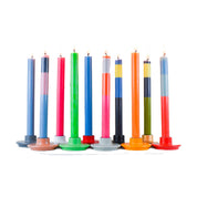 Abstract Striped Dinner Candle Set - Hei-Hey