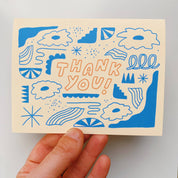 Shapes & Blooms Thank You Card