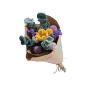 Handcrafted wool flower bouquets by Aveva Design that never wilt, shed, or need watering. Bundled forever blooms ready to gift or keep.