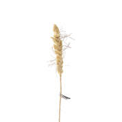 Wool felt Endless Flower stem by Aveva in Wheat design, handmade in Nepal.