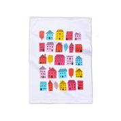 Little Houses Tea Towel