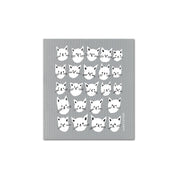Badger & Burke Many Cats Swedish Dishcloth in black and white cat pattern, reusable and compostable.