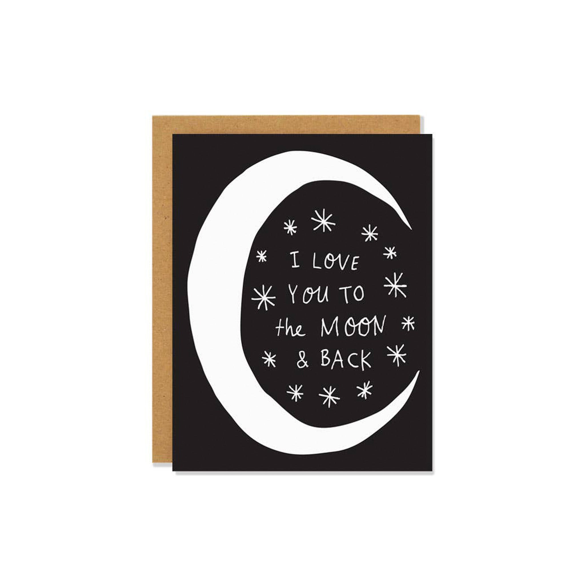 Moon and Back Card