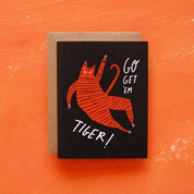 Go Get 'Em Tiger Card