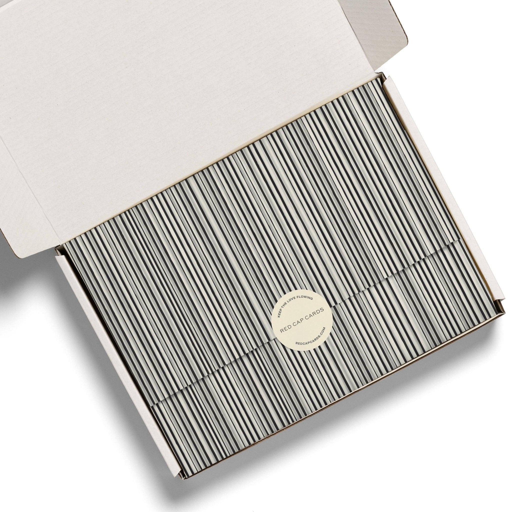 Black Stripe Tissue Paper - Hei-Hey