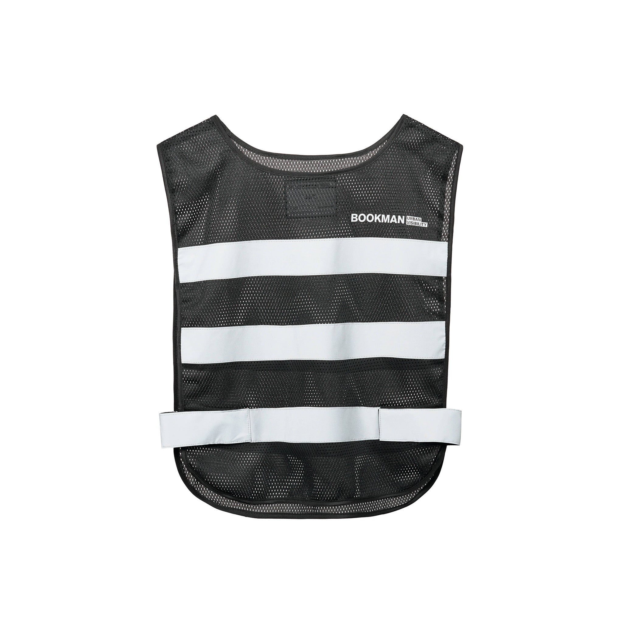 Stay visible with the Bookman Reflective Vest in black—sleek, lightweight, and CE-certified. Designed in Sweden with 360° reflective straps for running, cycling, and walking in low light.