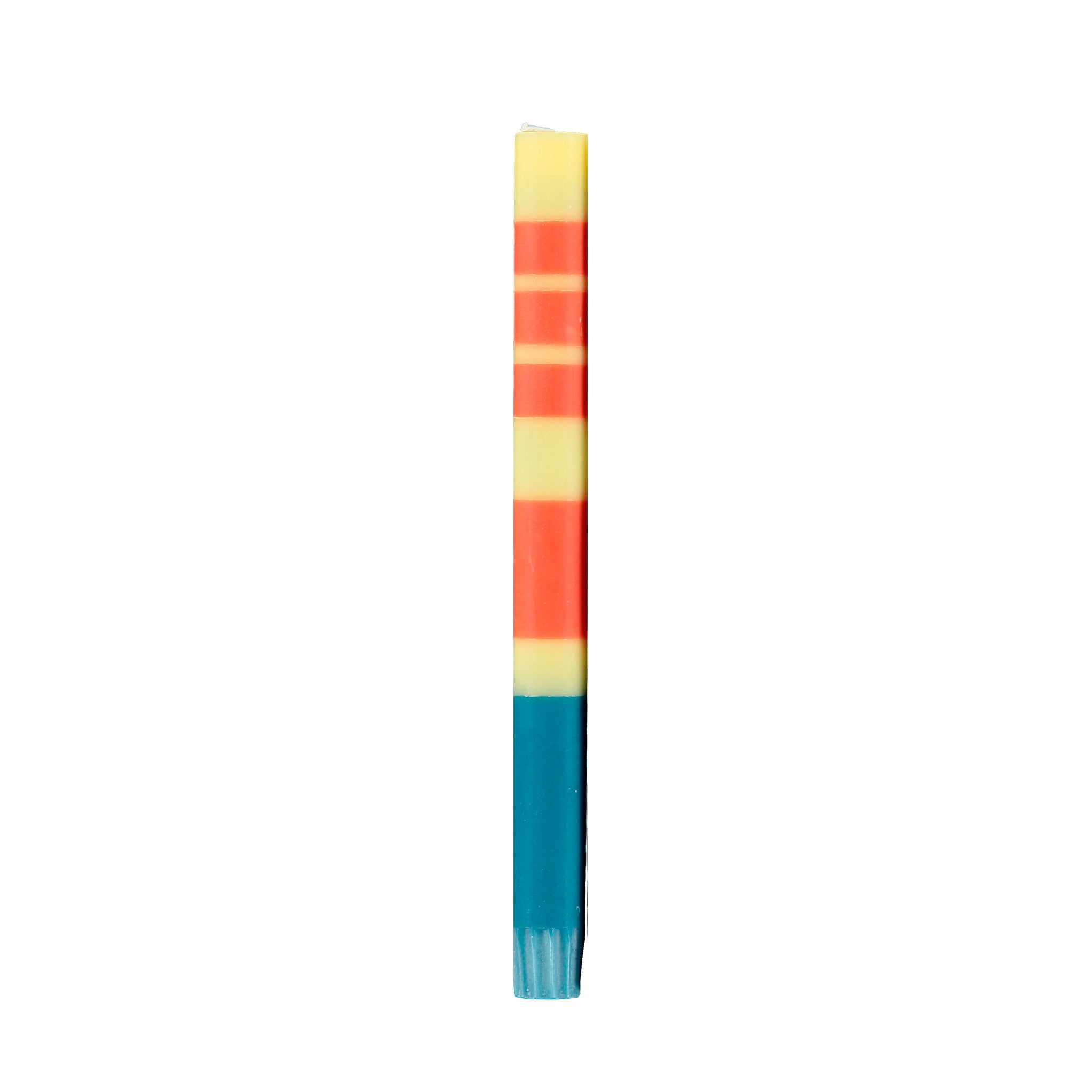 Striped Dinner Candle