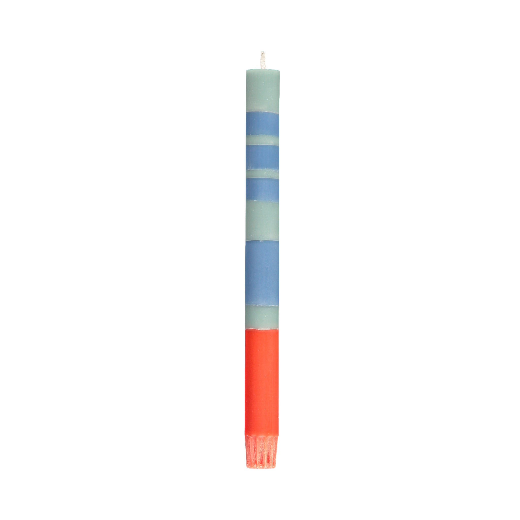 Striped Dinner Candle