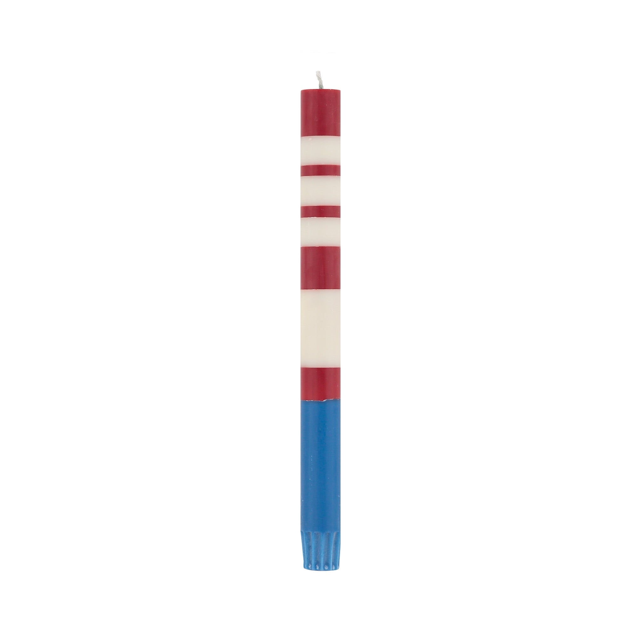 Striped Dinner Candle