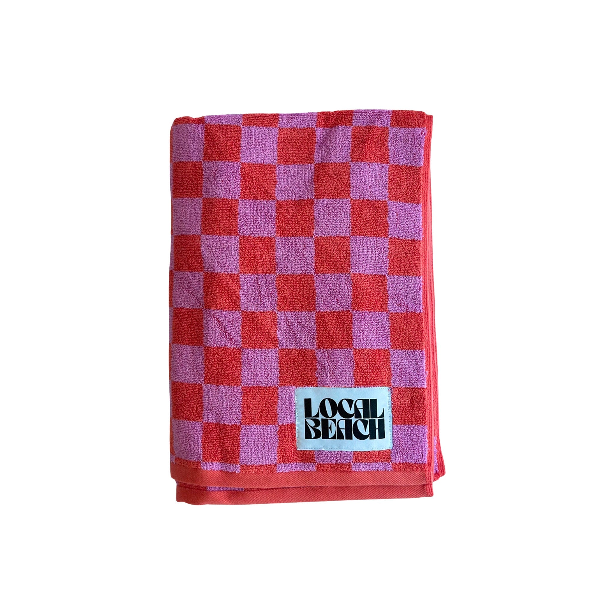 Checker Beach & Bath Towel - Hei-Hey