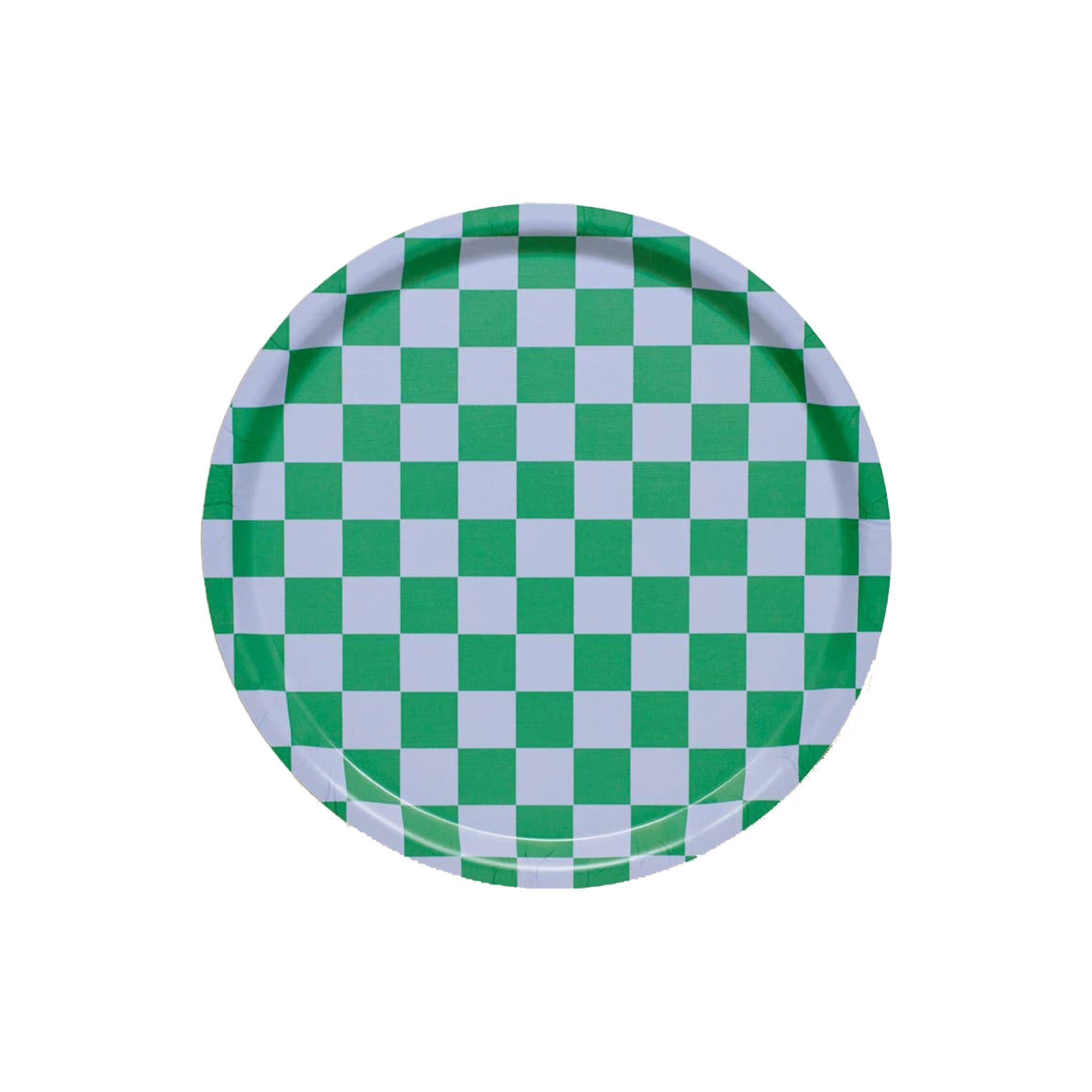 Checker Round Serving Tray - Hei-Hey
