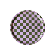 Checker Round Serving Tray - Hei-Hey