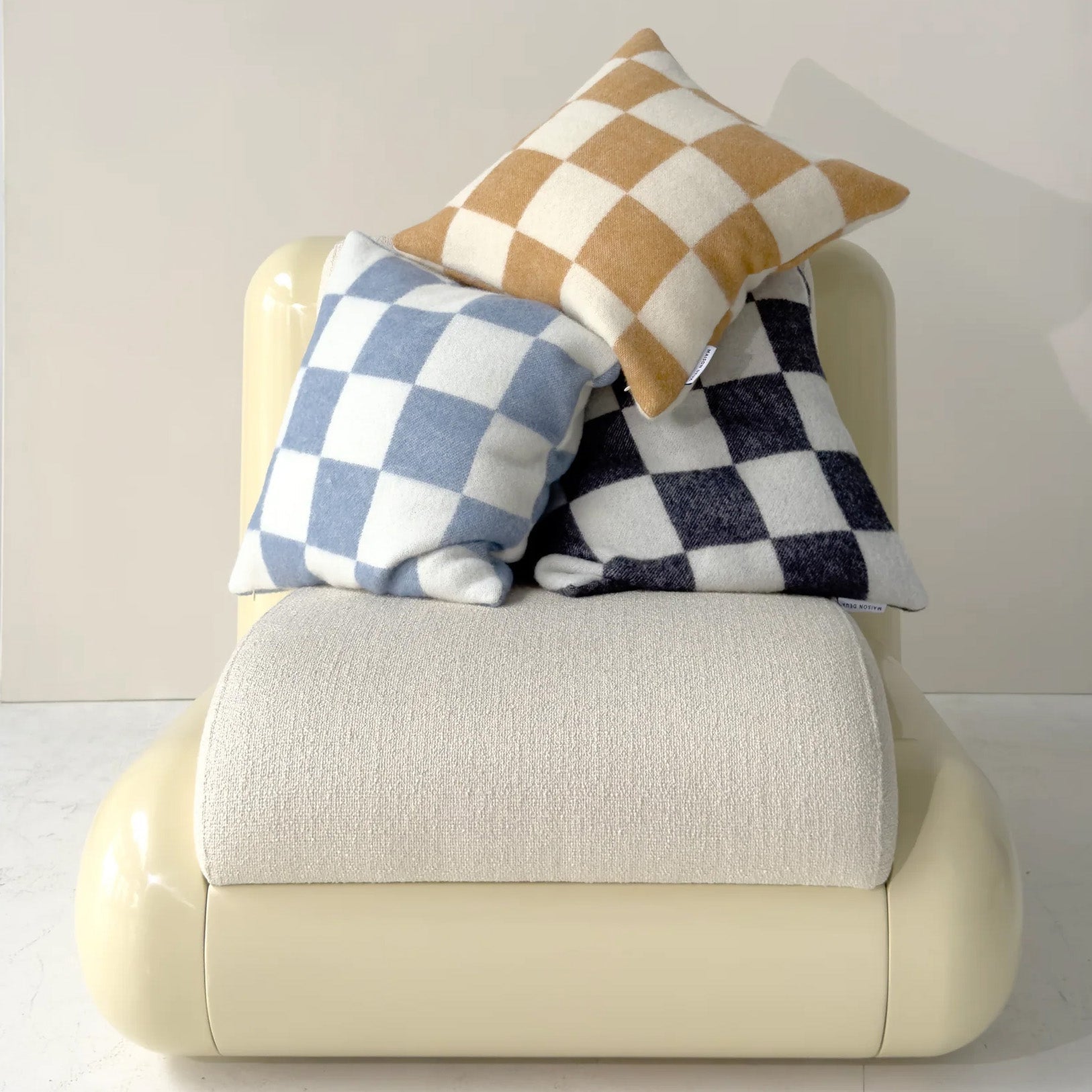 Checkerboard Cushion Cover - Hei-Hey