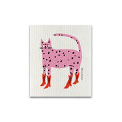Cowboy Kitty Swedish Dishcloth - Hei-Hey