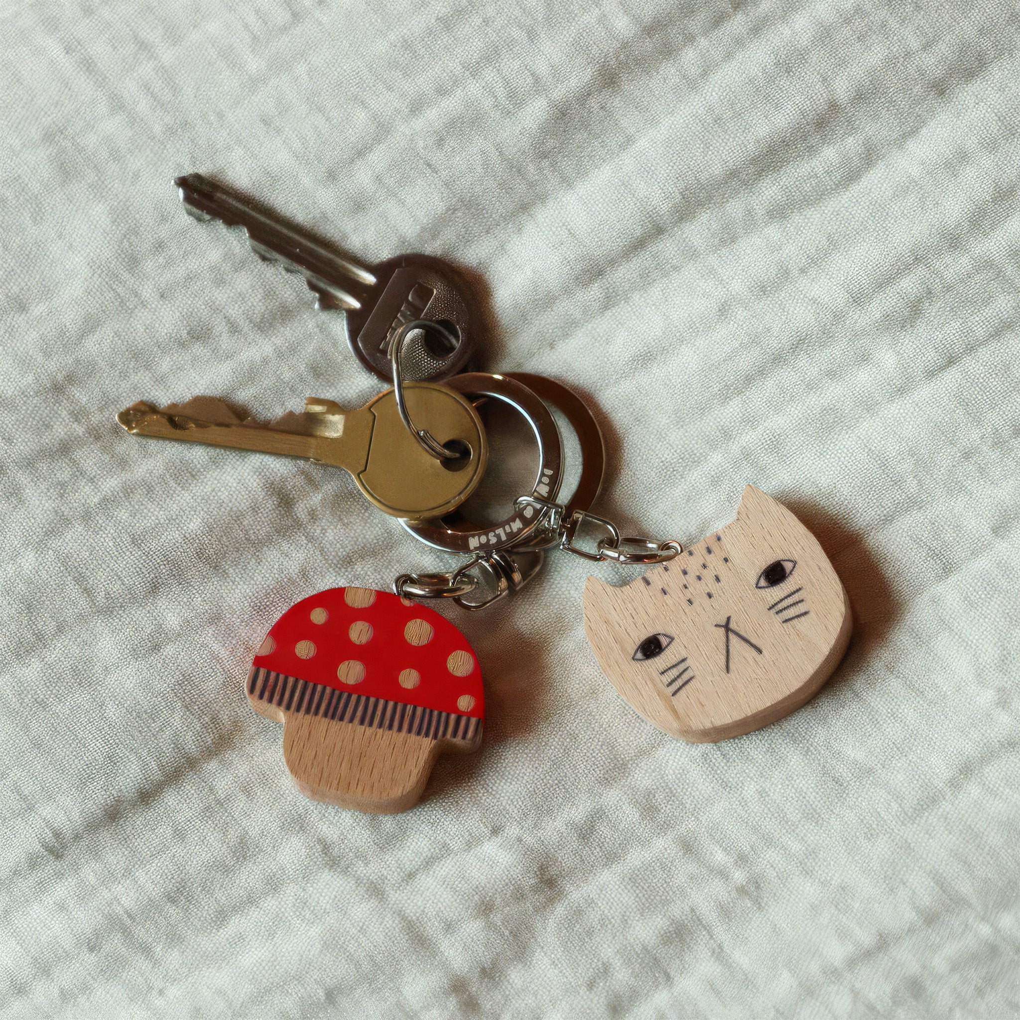 Mushroom Keyring