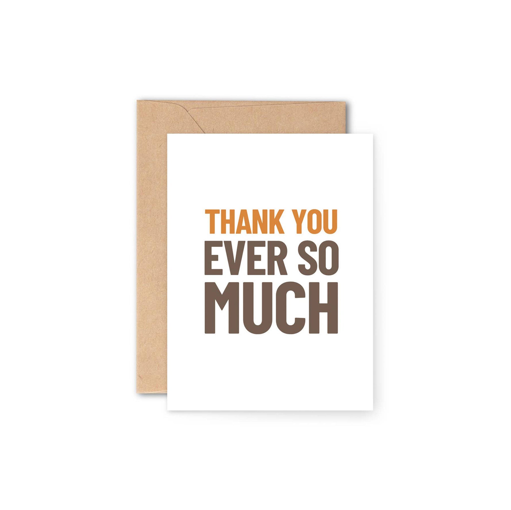 Ever So, Thank You Card - Hei-Hey