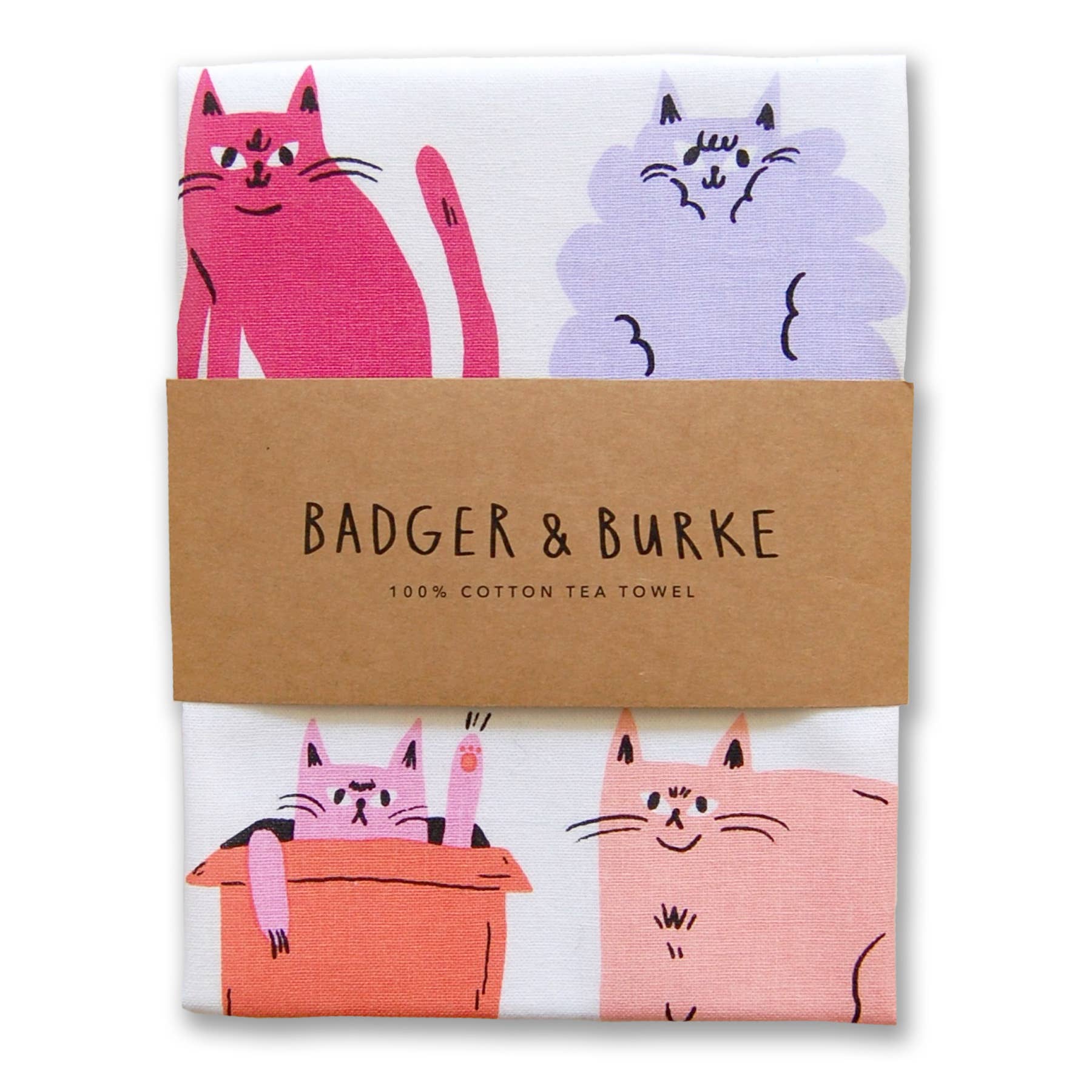 Famous Cat Breeds Tea Towel - Hei-Hey