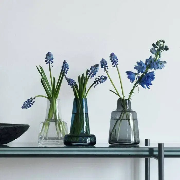 Flora Medium Neck Glass Vase - Hei-Hey