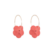 Flower Hoop Earrings - Hei-Hey