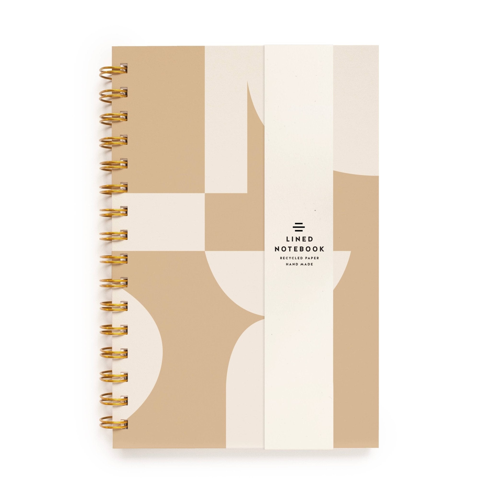 Form Geometry Lined Notebook - Hei-Hey