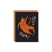 Go Get 'Em Tiger Card - Hei-Hey