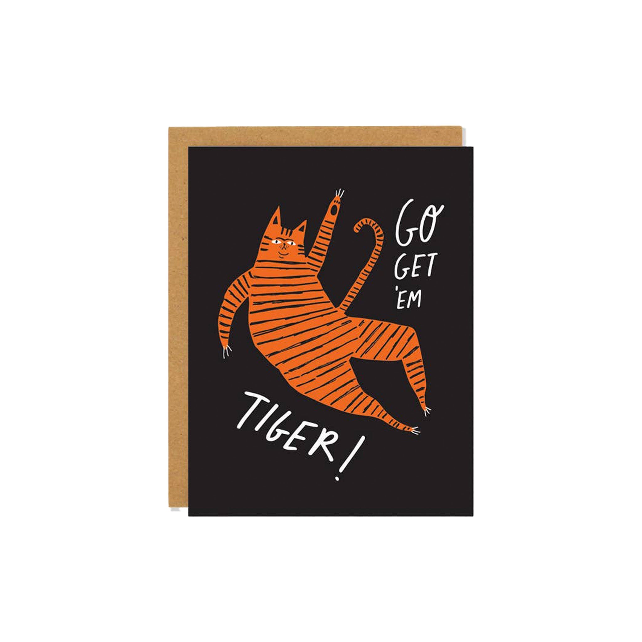 Go Get 'Em Tiger Card - Hei-Hey