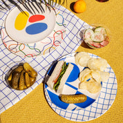 Grid Bamboo Dinner Plate Set - Hei-Hey