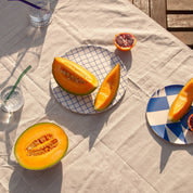 Grid Bamboo Dinner Plate Set - Hei-Hey