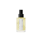 Hetkinen Lichen Body Oil in a glass bottle with a real lichen element inside, featuring a fresh botanical fragrance inspired by Finnish wetlands.