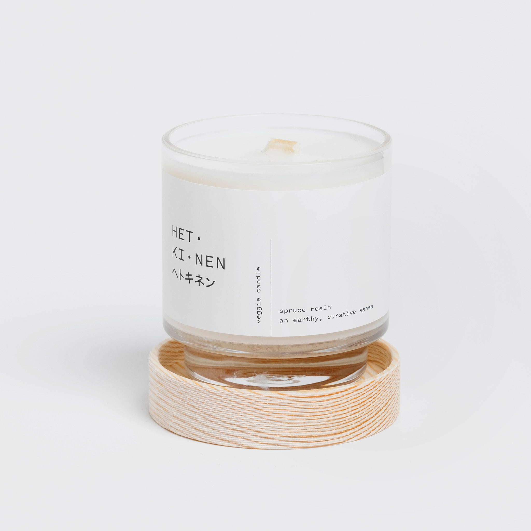 Spruce Resin Veggie Candle
