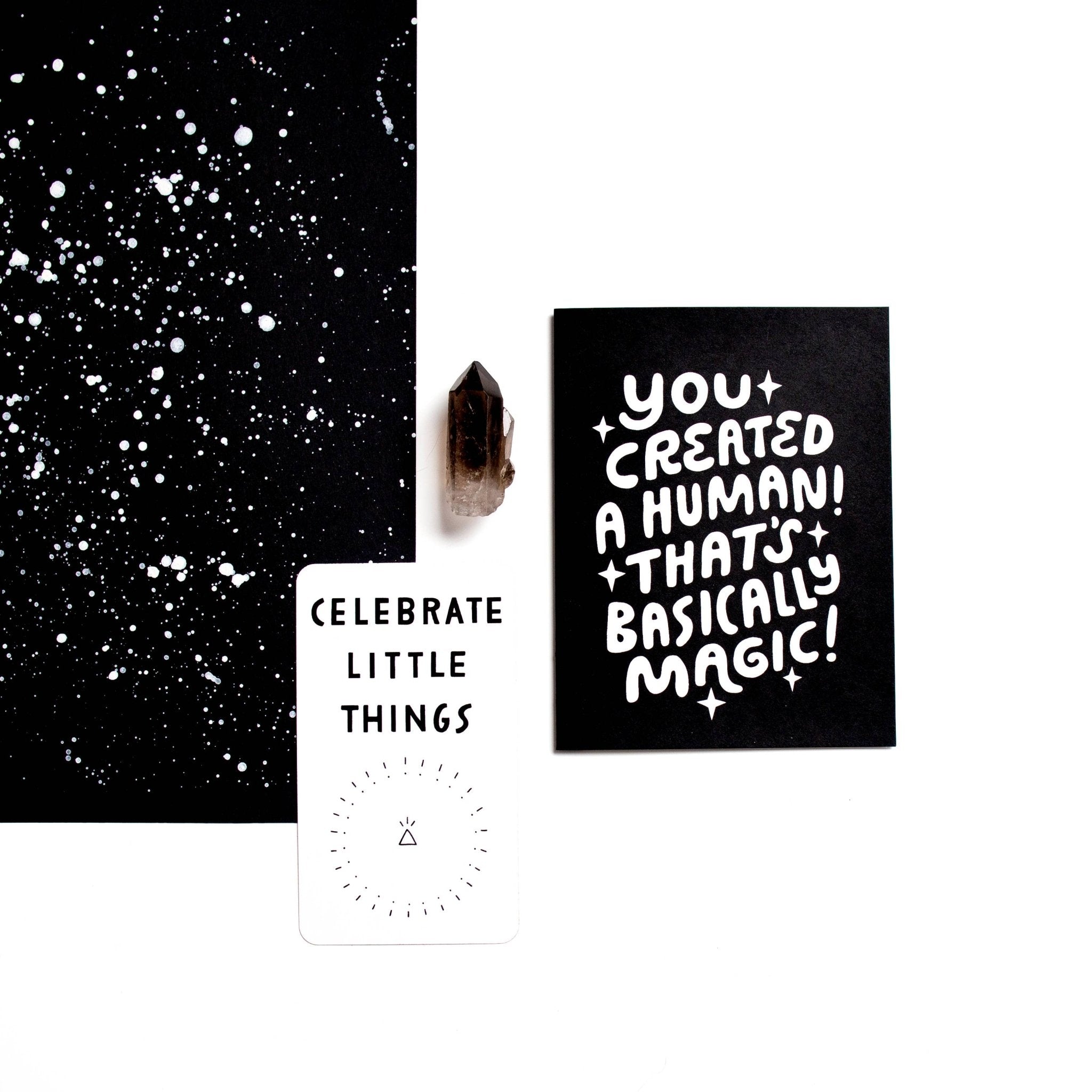 Human Magic New Baby Card - Hei-Hey