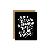 Human Magic New Baby Card - Hei-Hey
