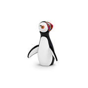 Kay Bojesen Puffin Large, 7.7-inch painted beech wooden figurine with colorful beak and open wings, Danish design icon from 1954.