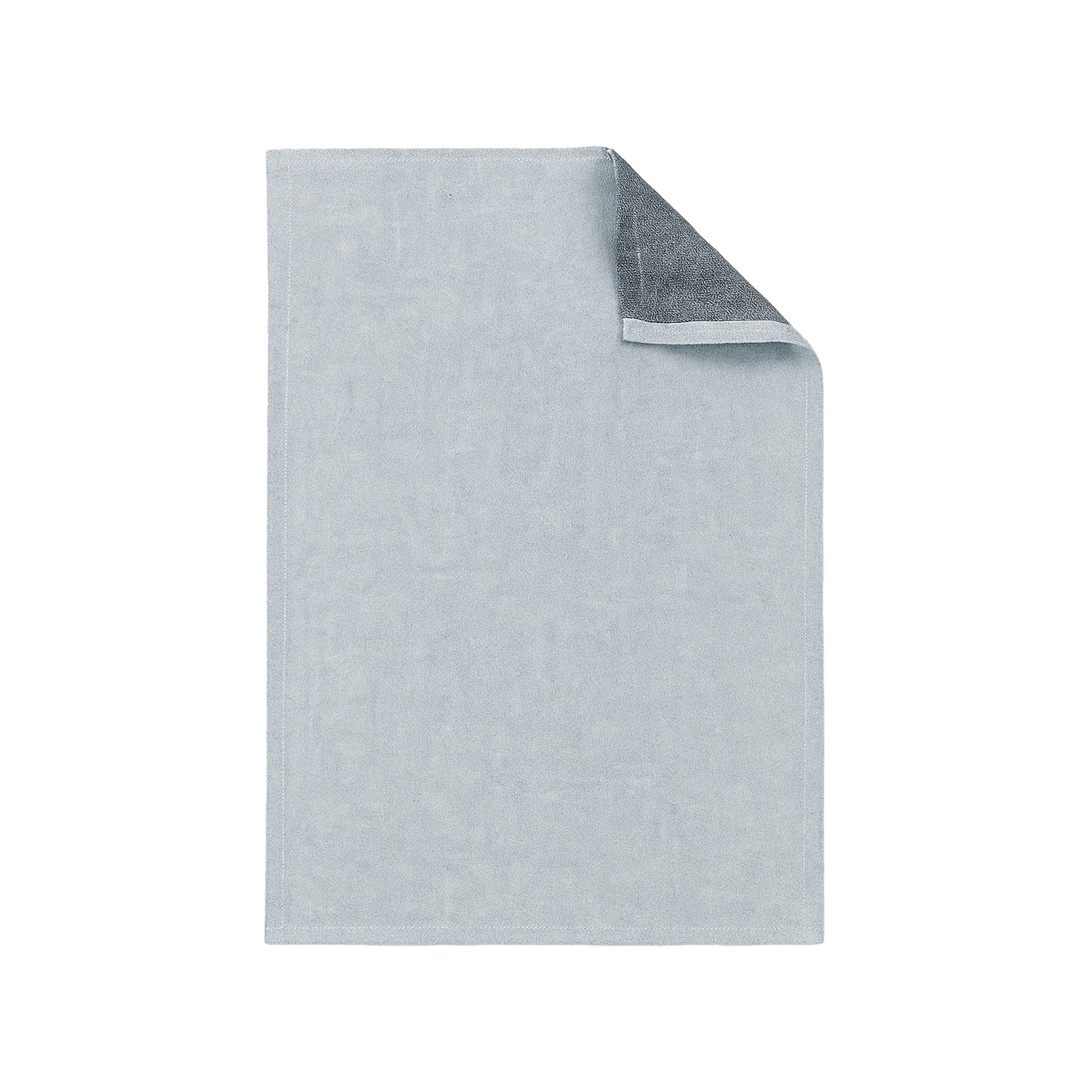 Lapaun Kankurit Duo Linen Towel in two-tone reversible design, made from 100% washed linen, shown as a minimalist Finnish dish towel for kitchen use