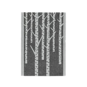 Lapuan Kankurit Koivu Linen Towel featuring a Finnish birch tree pattern in a cotton-linen blend, absorbent, durable, and made in Finland.