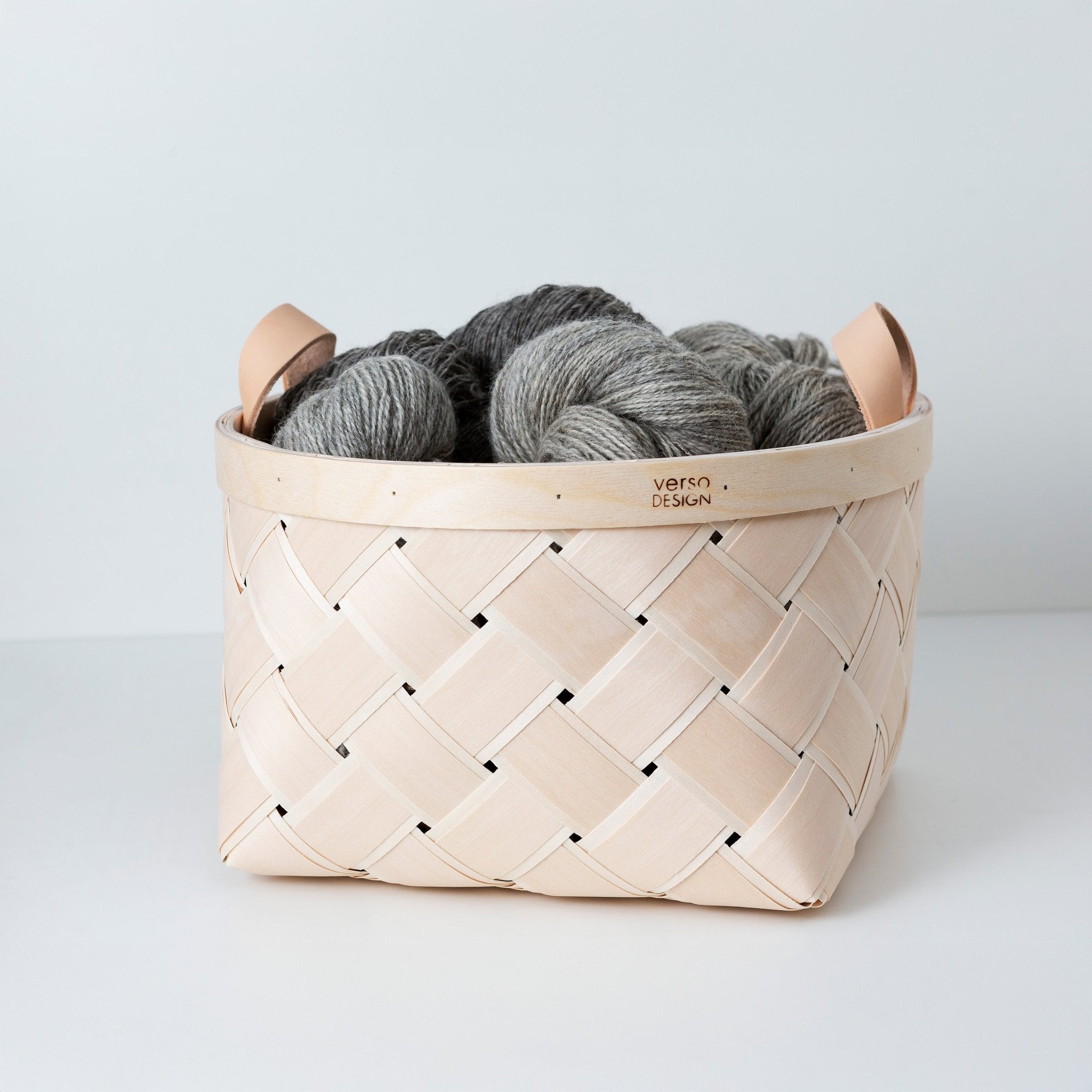 Lastu Round Birch Basket - Hei-Hey