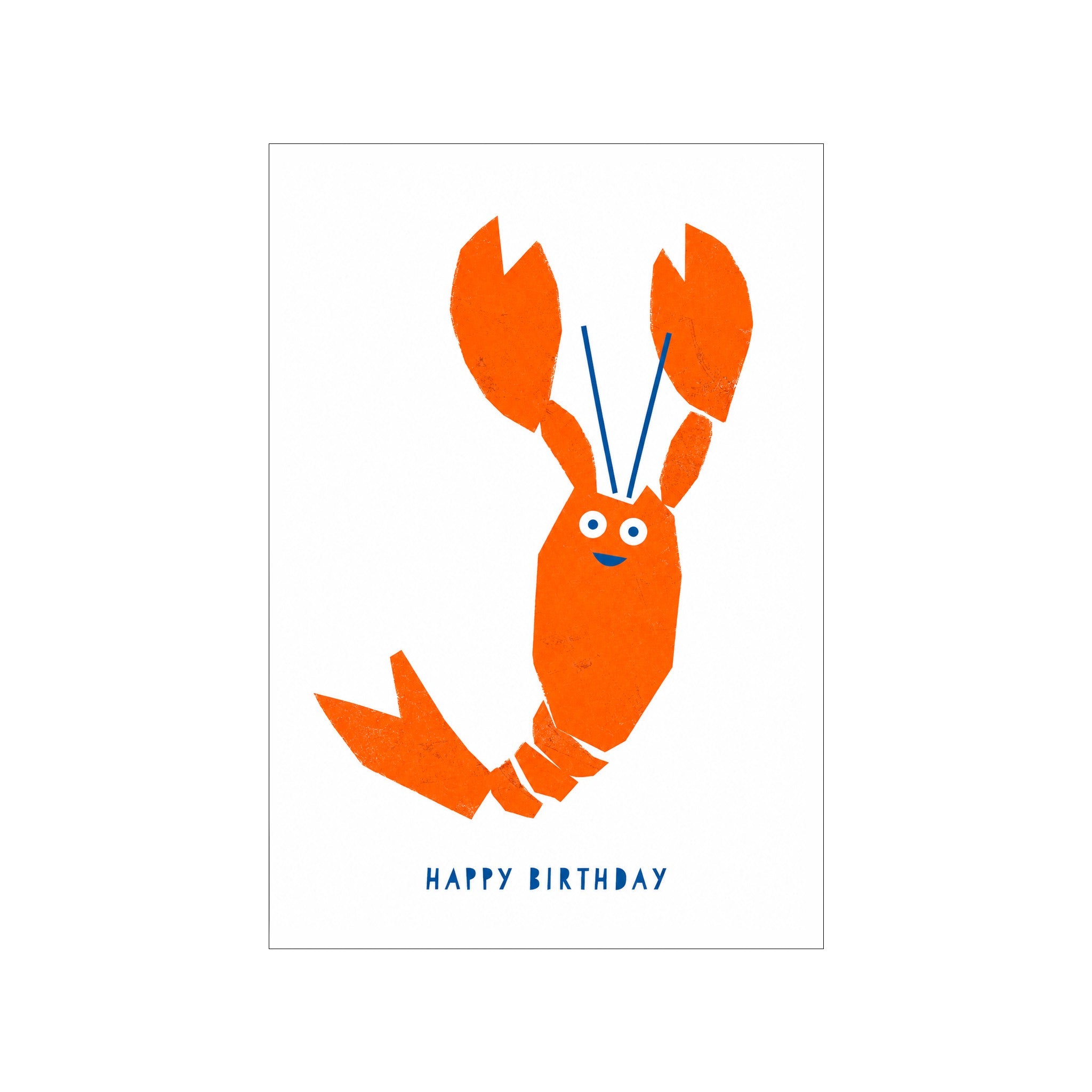 Lobster Birthday Card - Hei-Hey
