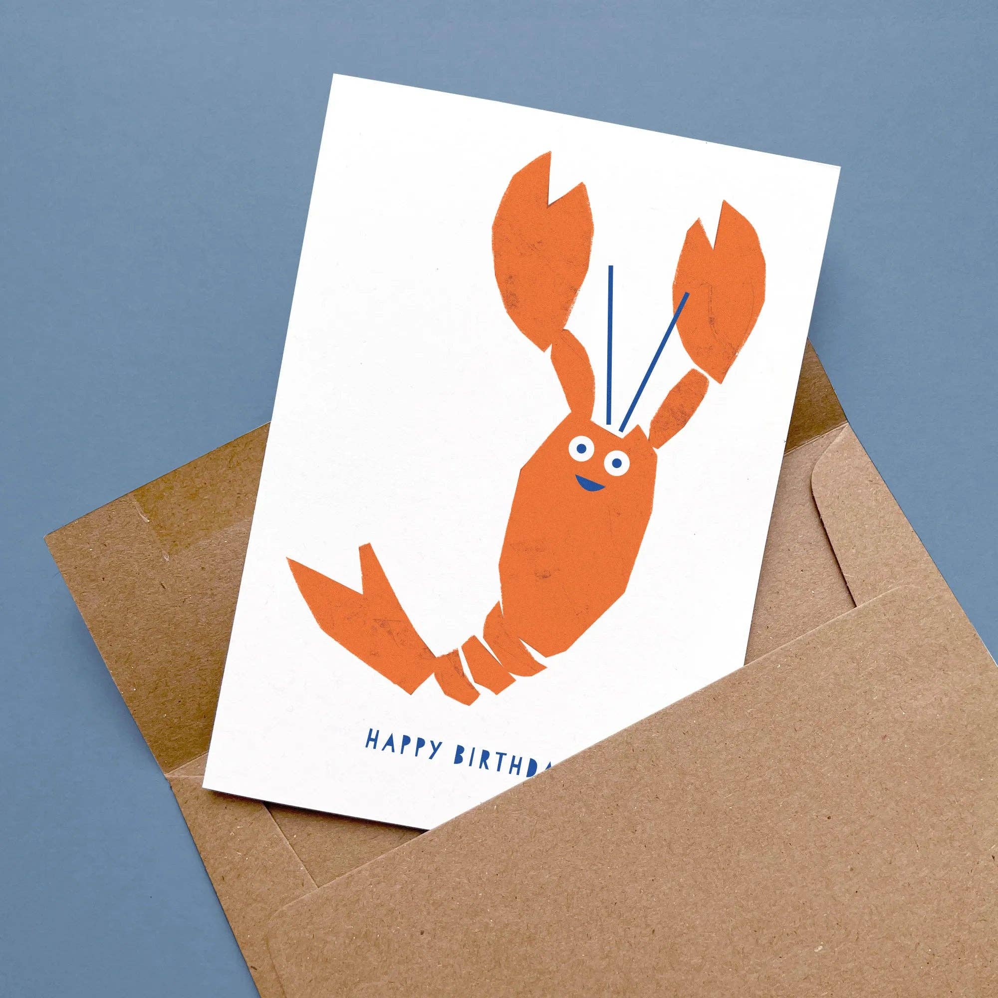 Lobster Birthday Card - Hei-Hey