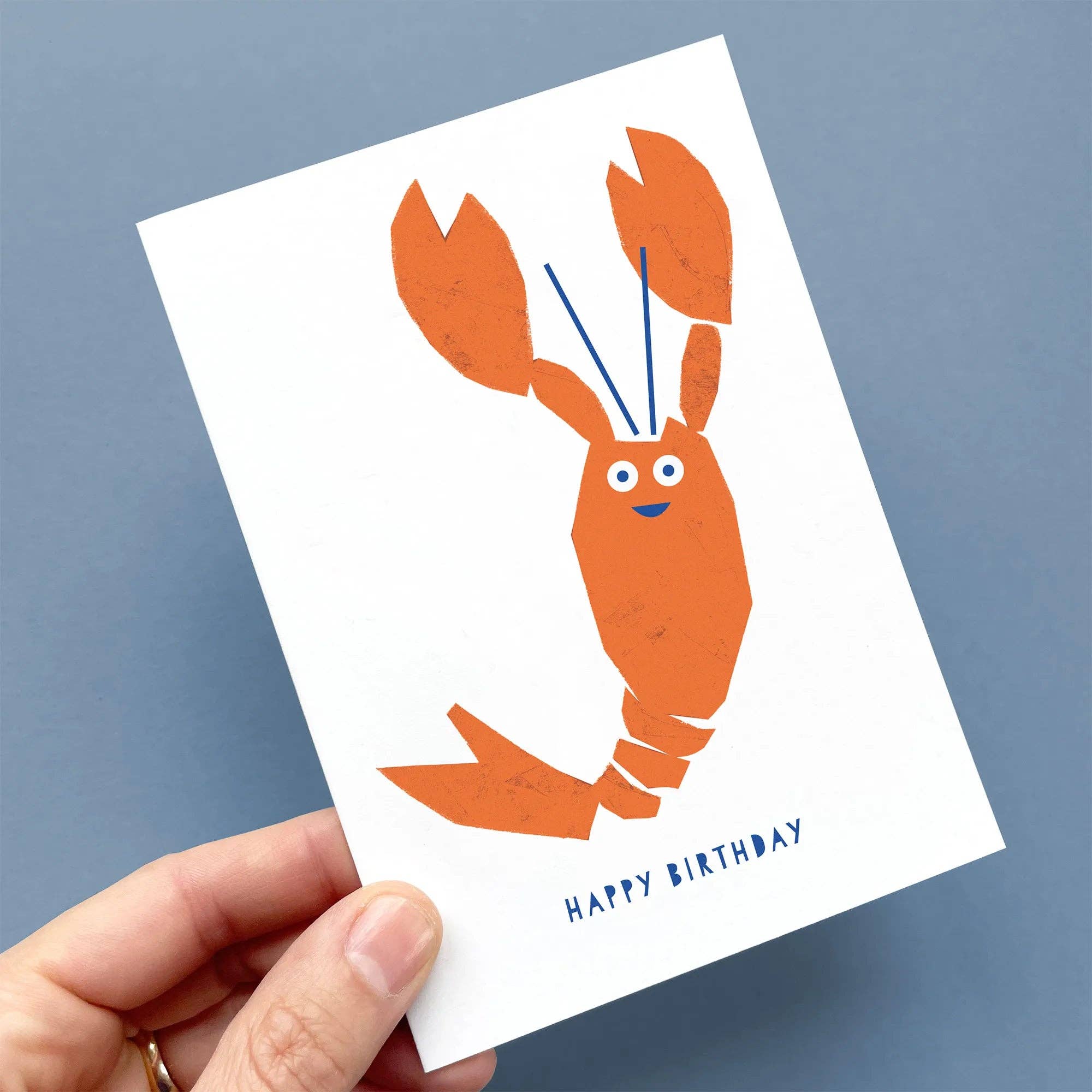 Lobster Birthday Card - Hei-Hey