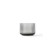 Grooved Glass Tealight Holder