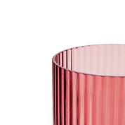 Grooved Glass Vase
