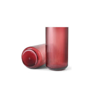Grooved Glass Vase