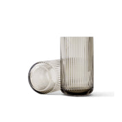 Grooved Glass Vase