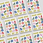 Maine Needs x Allison McKeen Sticker