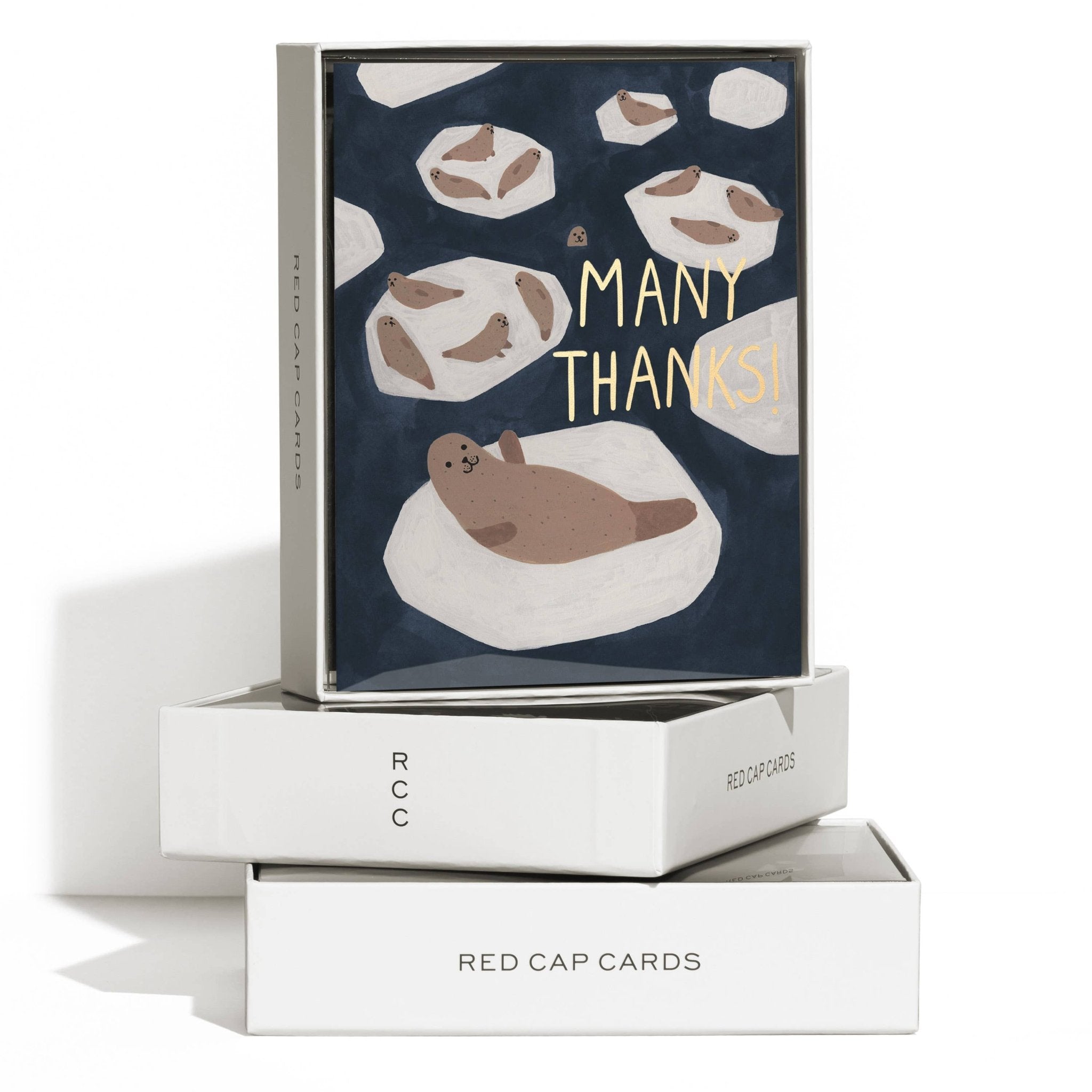 Many Thanks Seal Greeting Card - Hei-Hey