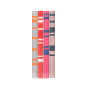 Mixed Striped Eco Dinner Candle Set - Hei-Hey