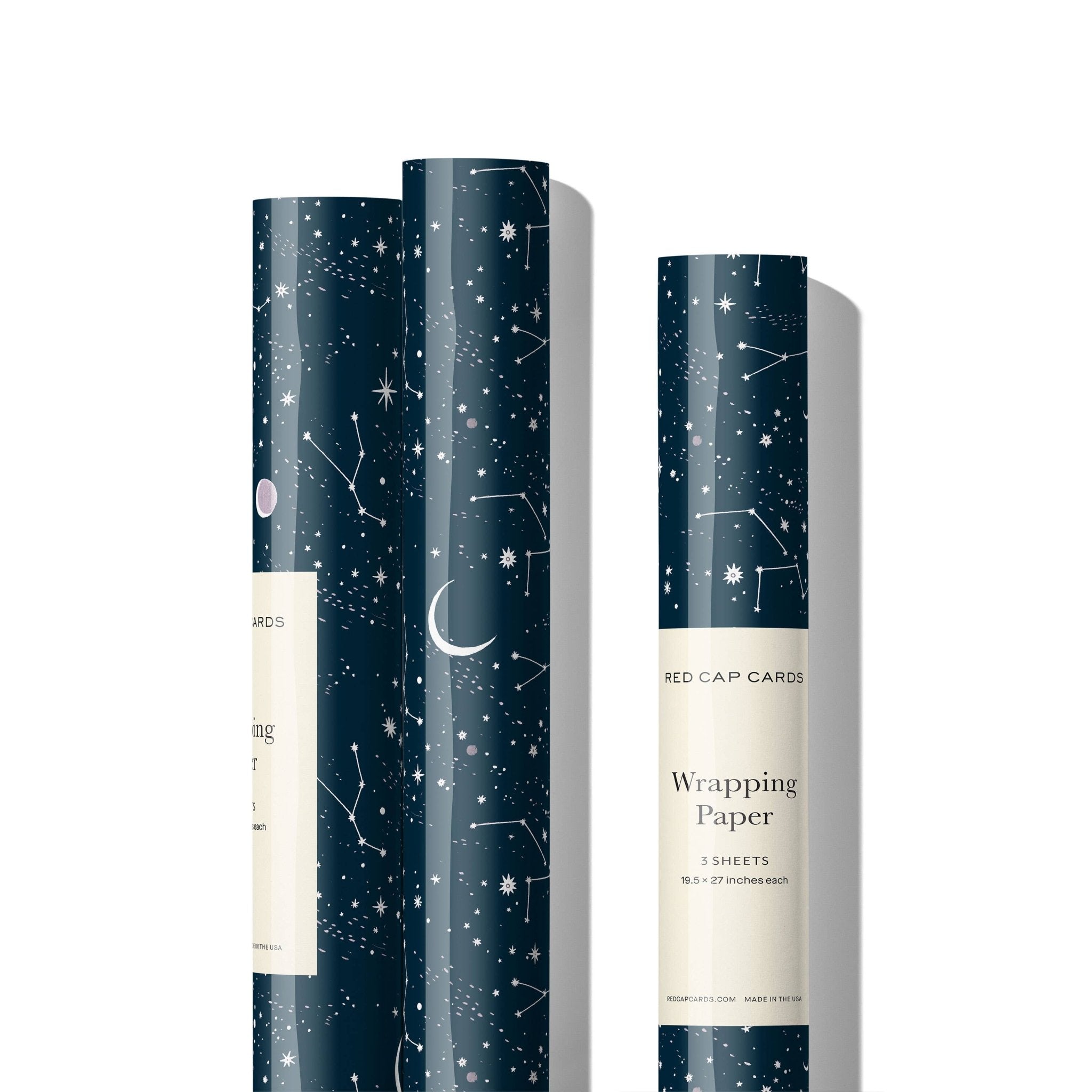 Moon and Stars Gift Wrap - Hei-Hey